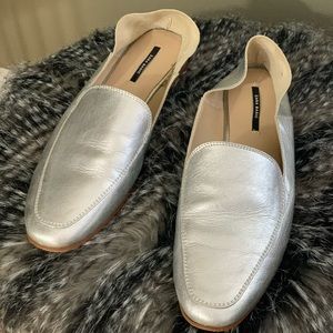 Zara Basic Collection Leather Loafers